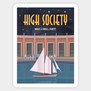 High Society - Alternative Movie Poster Sticker